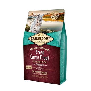 Carnilove Sterilised Cat (2kg Bag) with Carp & Trout - Holistic