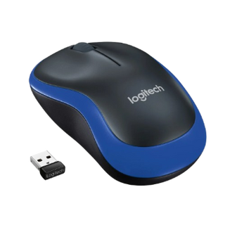 Logitech M185 Blue Wireless Mouse