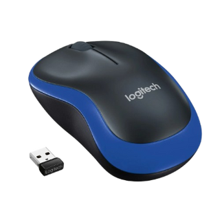 Logitech M185 Blue Wireless Mouse