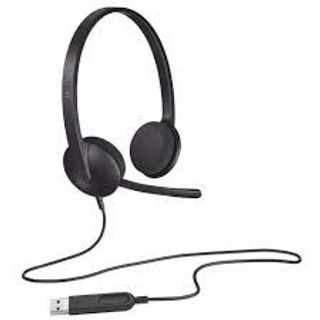 Logitech H340 USB PC Headset, Black