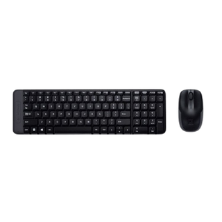 Logitech MK220 Compact Wireless Keyboard Mouse Combo, Black