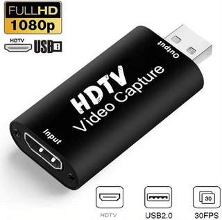 HDMI ვიდეოს ჩაწერა HDMI დედალი USB მამრობითი 4K- 00531