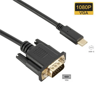 მაღალი ხარისხის 1.8 მ USB Type C 3.1-დან VGA კაბელამდე USB-C-დან VGA კაბელამდე - 00535