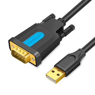 Mindpur Industrial Medical Automation Equipment 9-Pin USB DB9 RS-232 Serial Cable 1M Lengths Male Male Male Female FTDI Metal- 00554