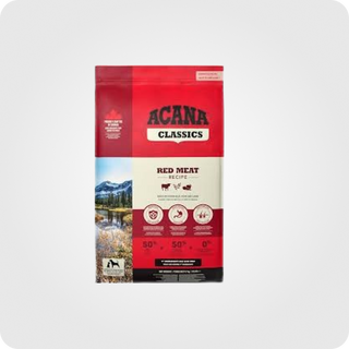 აკანა ლეკვი და ზრდასრული ძაღლი (დიდი ზომის) CLASSICS Red Meat 9.7კგ (დაიშალა 1კგ)