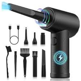 Cordless Black Air Duster for Deep Cleaning