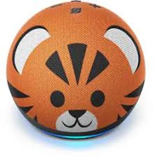 Amazon Echo Dot Kids 4th Gen Tiger, Orange