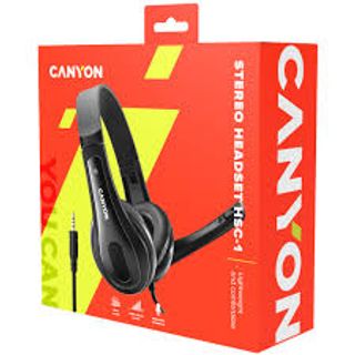 CANYON Multimedia Headset HSC-1, Black-Orange