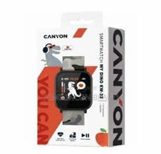 CANYON MY DINO KW-33 Black Smart Watch