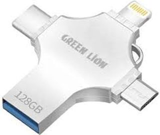 GREENLION 4-IN-1 128GB Flash Drive