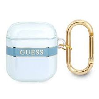 GUESS Logo Blue AirPods Case