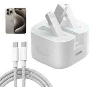 Apple iPhone 15 Pro Max 35W USB-C Power Adapter, White