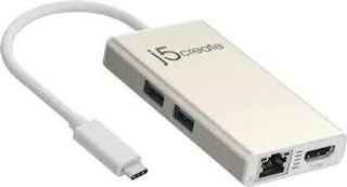 J5 USB-C to HDMI/Ethernet/USB Adapter
