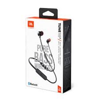 JBL Tune 115BT Wireless Headphones, Black