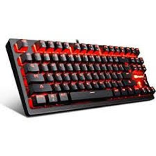 LOG Gaming Wired Keyboard, Red LED