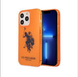 US Polo Orange Blur Case for iPhone 13 Pro