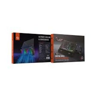 Porodo Gaming Laptop Adjustable Cooling Stand, Black