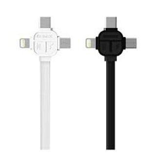REMAX RC-066 3-in-1 Cable, Black/White