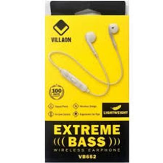 VILLAON VB652 Extreme Bass Wireless Earphones, White