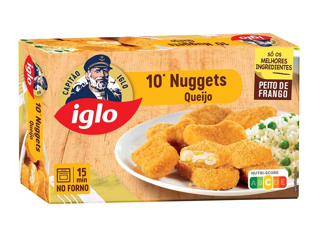 10 Nuggets Frango C/queijo Cap Iglo 208g