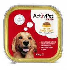 Comida Húmida Cão Paté Activpet Borrego E Frango 300 G