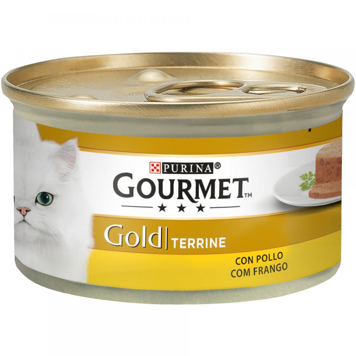 Comida Húmida Gato Gourmet Gold Frango Do Campo 85 G*