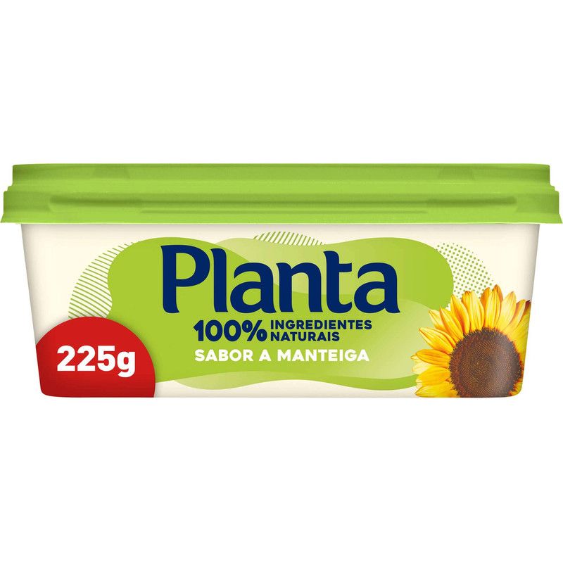 Creme Vegetal Para Barrar Planta Sabor A Manteiga 250 G