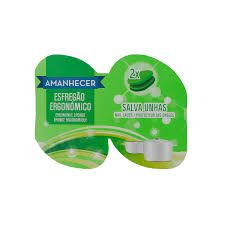 Esfregão Fibra Verde Salva Unhas Amanhecer 2 Un