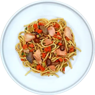 Erbert Egg Noodles Salmone e Verdure 200g