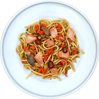 Erbert Egg Noodles Salmone e Verdure 200g