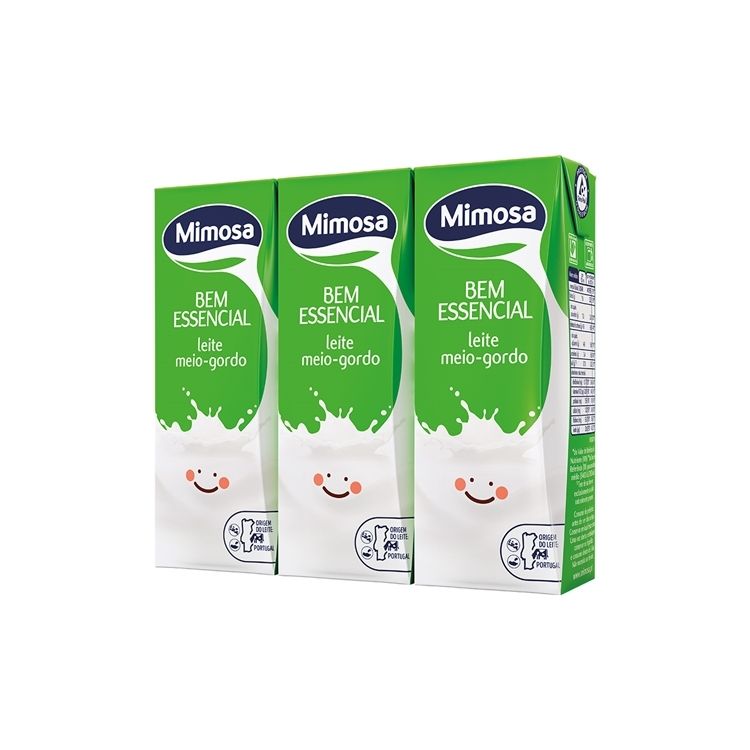 Leite Uht Mimosa Meio Gordo 200 Ml