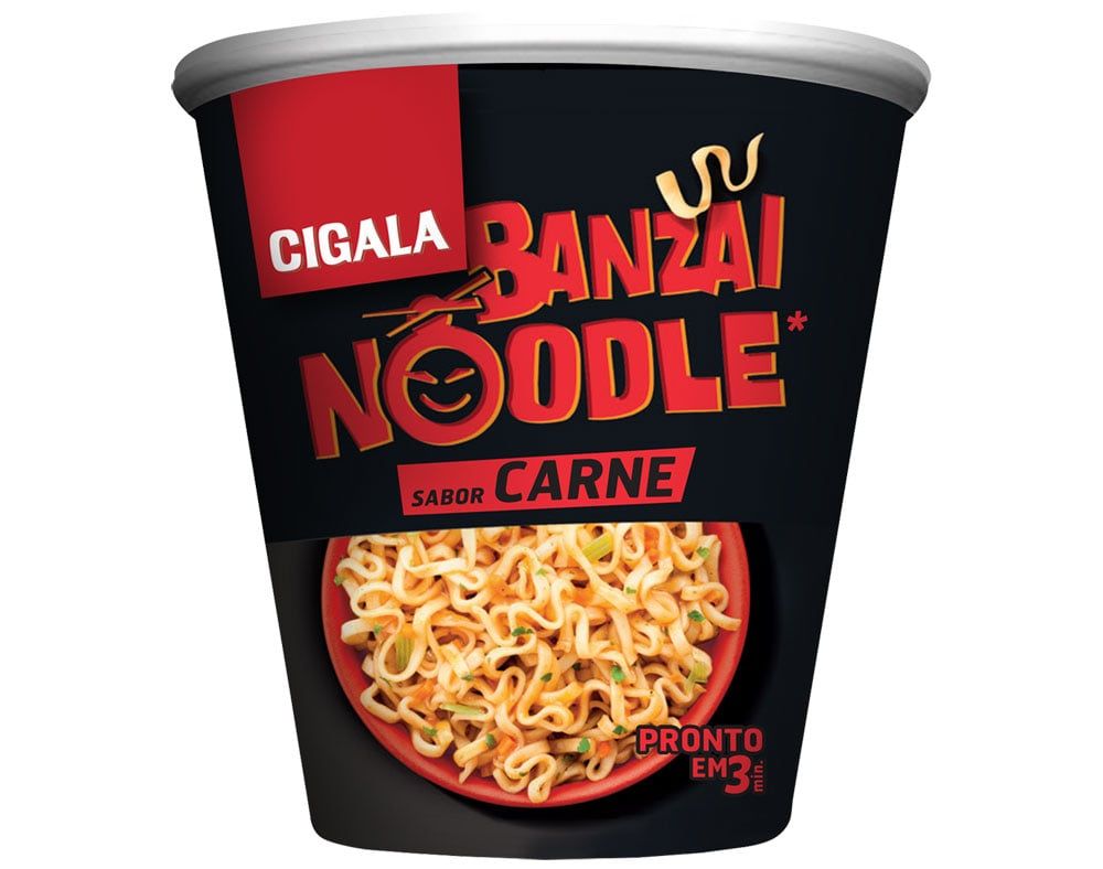 Massa Noodles Cigala Banzai Carne 67 G
