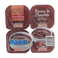 Mousse Refrigerada Amanhecer Chocolate 4 X 60 G