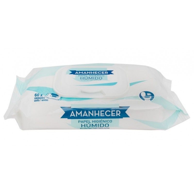 Papel Higiénico Húmido Infantil Amanhecer 60 Un