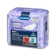Penso Higiénico Amanhecer Ultra Noite Com Abas 10 Un