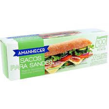 Sacos Para Sandes Amanhecer 100 Un