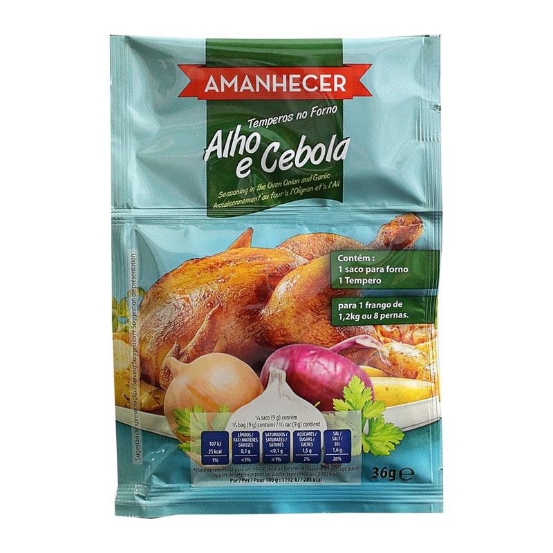 Tempero Amanhecer Alho E Cebola 36 G
