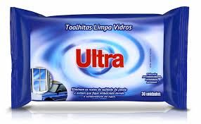 Toalhitas De Limpeza Limpa Vidros Ultra Pro 30 Un