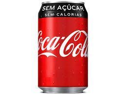 Refrigerante Com Gás Coca Cola Sem Açúcar Lata 33 Cl*