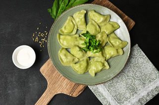 Вареники Зі Шпинатом І Солоним Сиром