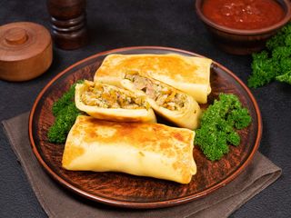 Млинці кукурудзяні з куркою, 1 кг