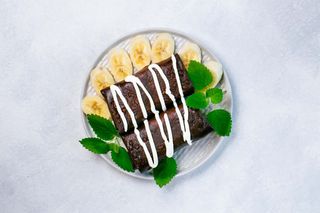 Млинці Шоколадні З Сиром, Бананом Та Шоколадно-горіховим Кремом