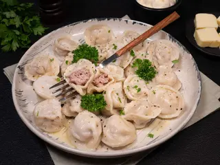Пельмені З Курятиною Та Свининою