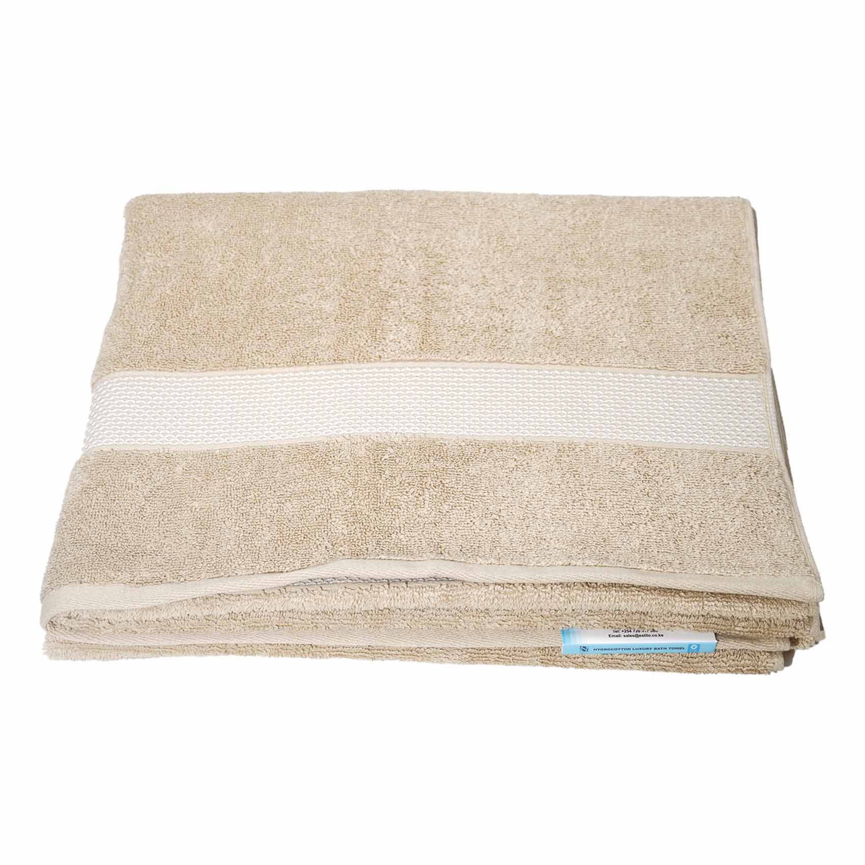 ESTILO HYGRO BATH TOWEL SAND 76X152