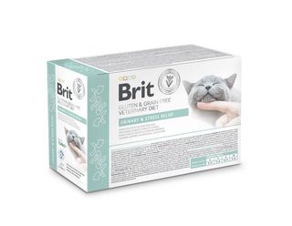 BRIT VD Cat Urinary&Stress, rastapanje struviita, bez žitarica, 12x85g