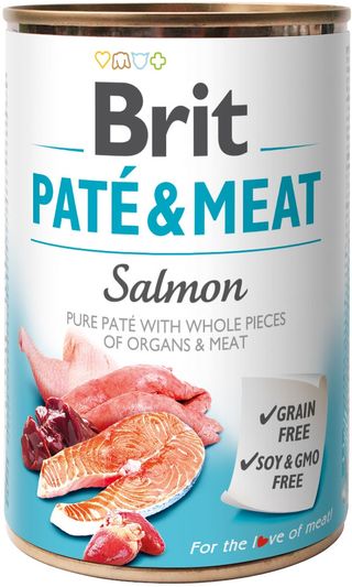 Brit Salmon Pâté & Meat, 400g