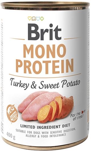 Brit Mono protein Turkey & sweet potato 400g