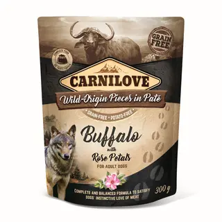 Carnilove Buffalo avec pétales de rose 300g