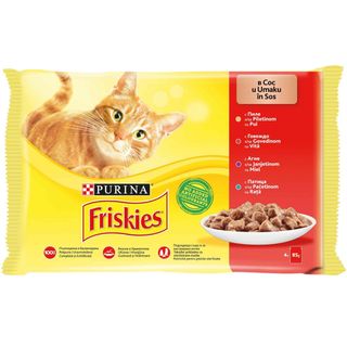 Friskies Preliv Za Mačke Mp Meso 4X85G Friskies