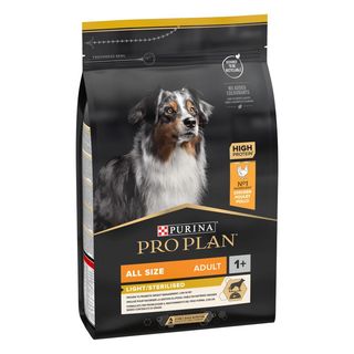 Proplan Croquettes Chiens All Size Light / Stérilisé Poulet 3kg